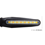 4 pezzi indicatori direzione moto 12V 15 LED gialli