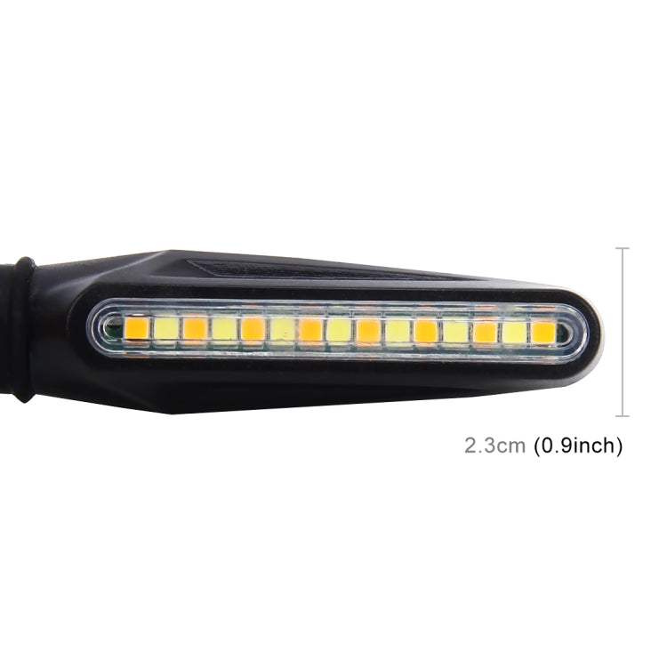 4 pezzi indicatori direzione moto 12V 15 LED gialli