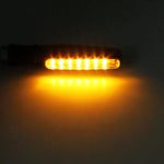 4 pezzi indicatori direzione moto 12V 15 LED gialli