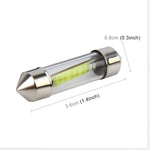 Lampada LED 36mm 1W 6000K luce bianca per auto DC 12V