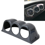 Supporto orizzontale universale per 3 indicatori auto 60 mm