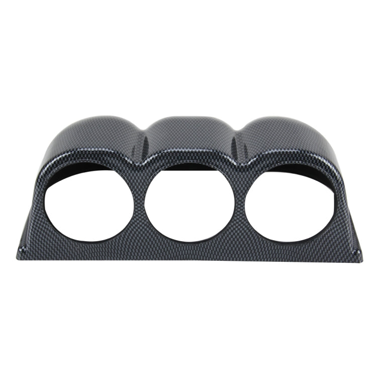 Supporto orizzontale universale per 3 indicatori auto 60 mm