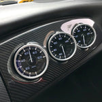 Supporto orizzontale universale per 3 indicatori auto 60 mm