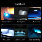 Lampadine LED T10 W5W 6000K 280LM con decodificatore 12V