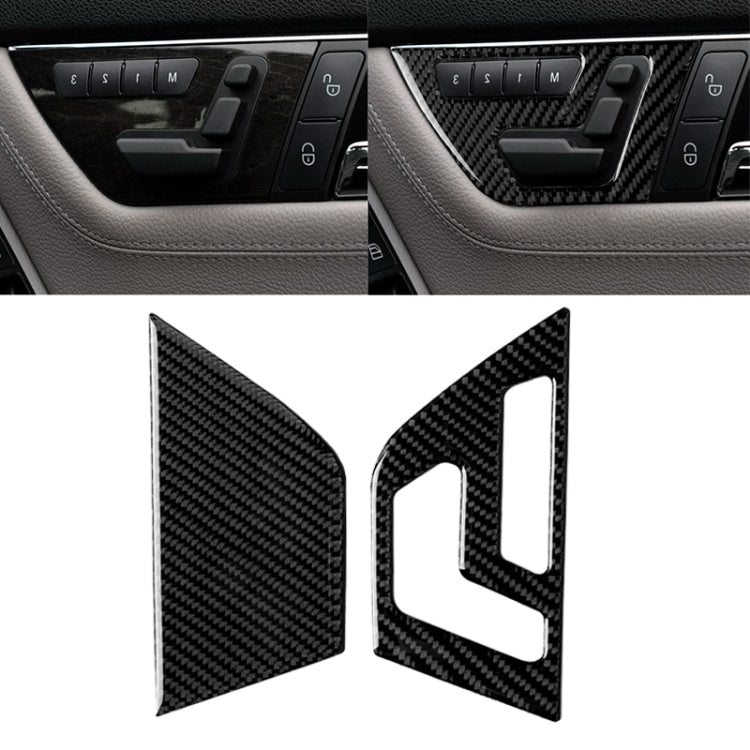 Adesivo decorativo fibra di carbonio per Mercedes-Benz W204