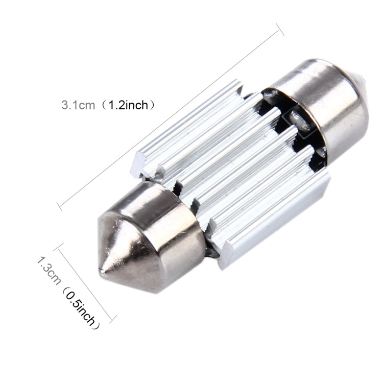 Lampada LED 31mm 3W 200LM 6000K per auto 12V