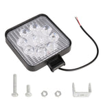 Luce LED da lavoro 27W 2500LM 6000K impermeabile 60°