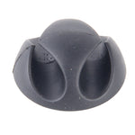 Clip doppio foro per gestione cavi 5 pezzi in silicone