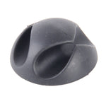 Clip doppio foro per gestione cavi 5 pezzi in silicone