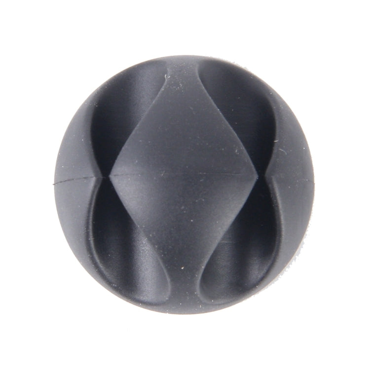 Clip doppio foro per gestione cavi 5 pezzi in silicone
