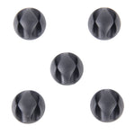 Clip doppio foro per gestione cavi 5 pezzi in silicone
