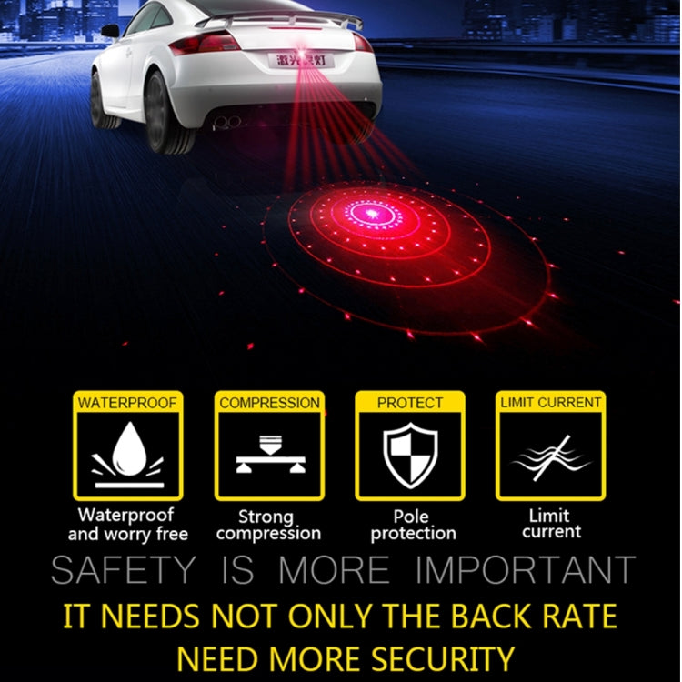 Allarme posteriore laser universale 200mW per auto e moto