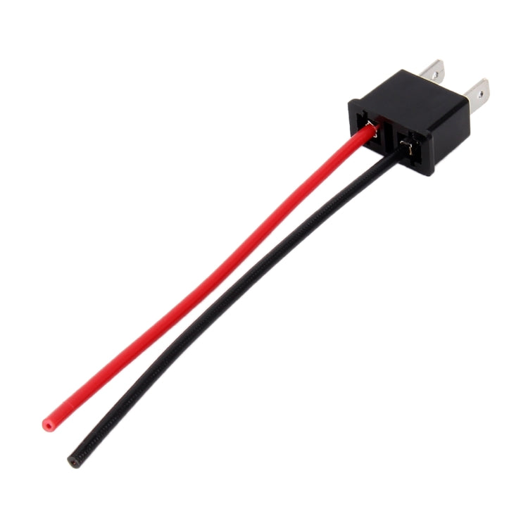 Portalampada H7 con base maschio e filo per auto