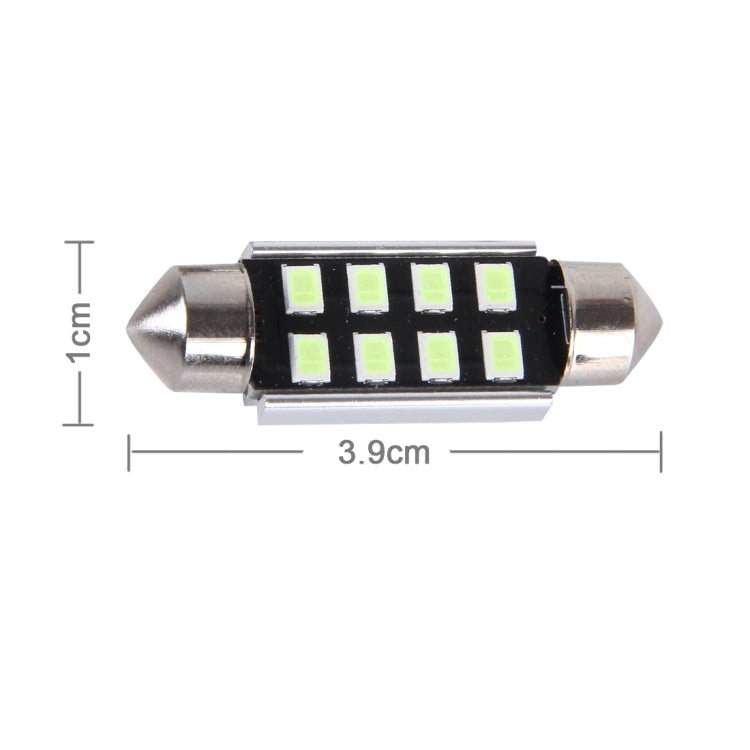 Lampada LED 39mm 12V 2W 8 LED SMD per auto