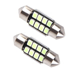 Lampada LED 31mm 12V 2W 8 SMD per luce interna auto