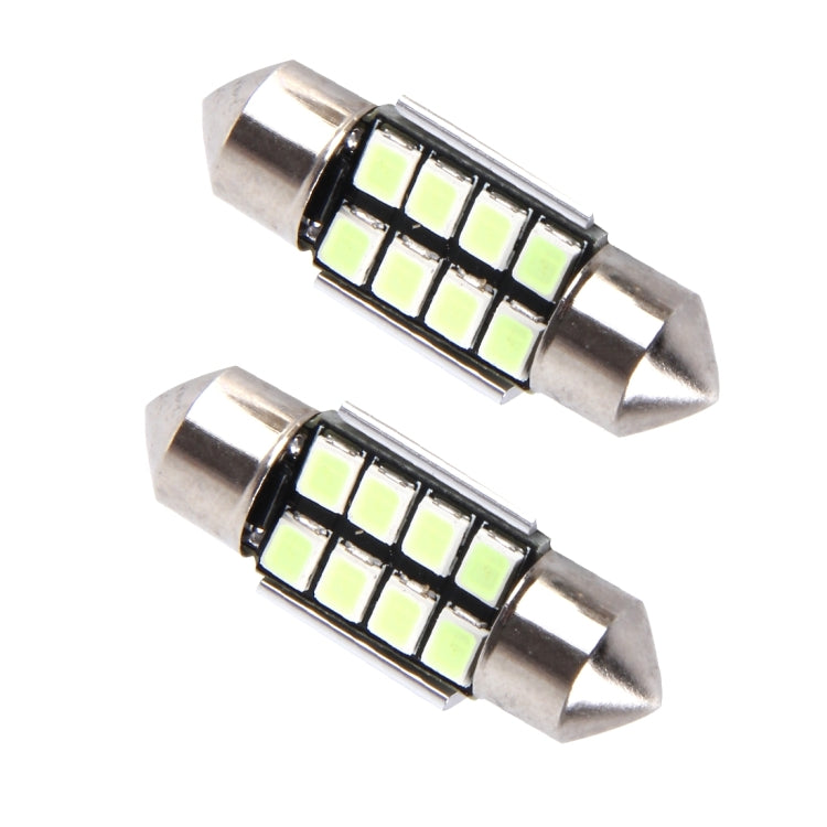 Lampada LED 31mm 12V 2W 8 SMD per luce interna auto