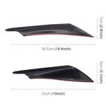 Adesivo decorativo per fianchi auto 4 pezzi 45x11 cm