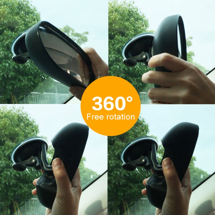 Specchietto retrovisore auto con ventosa regolabile 360°