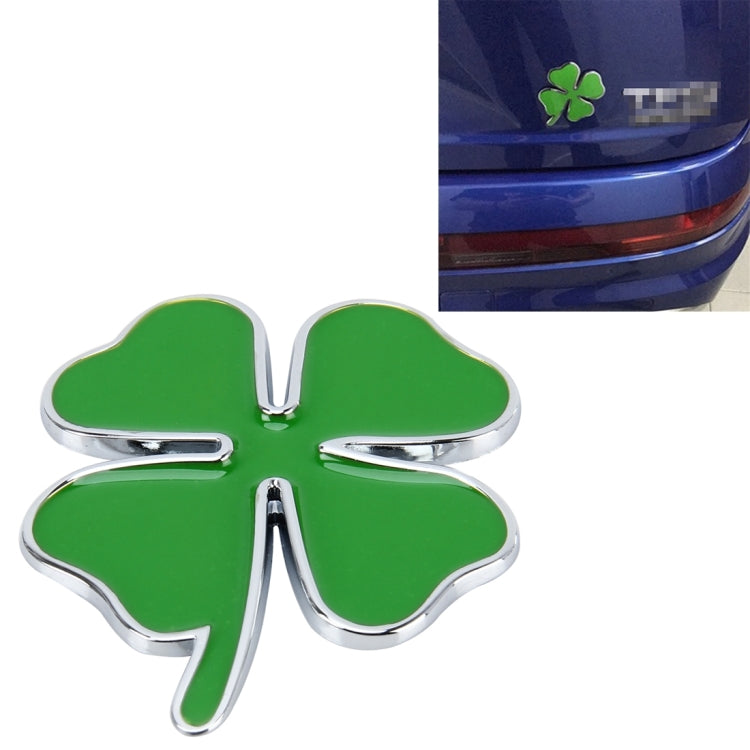 Adesivo Quadrifoglio Erba Fortuna per Auto 7,5x6 cm