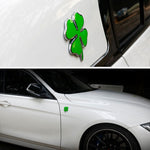 Adesivo Quadrifoglio Erba Fortuna per Auto 7,5x6 cm