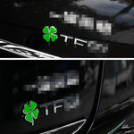 Adesivo Quadrifoglio Erba Fortuna per Auto 7,5x6 cm