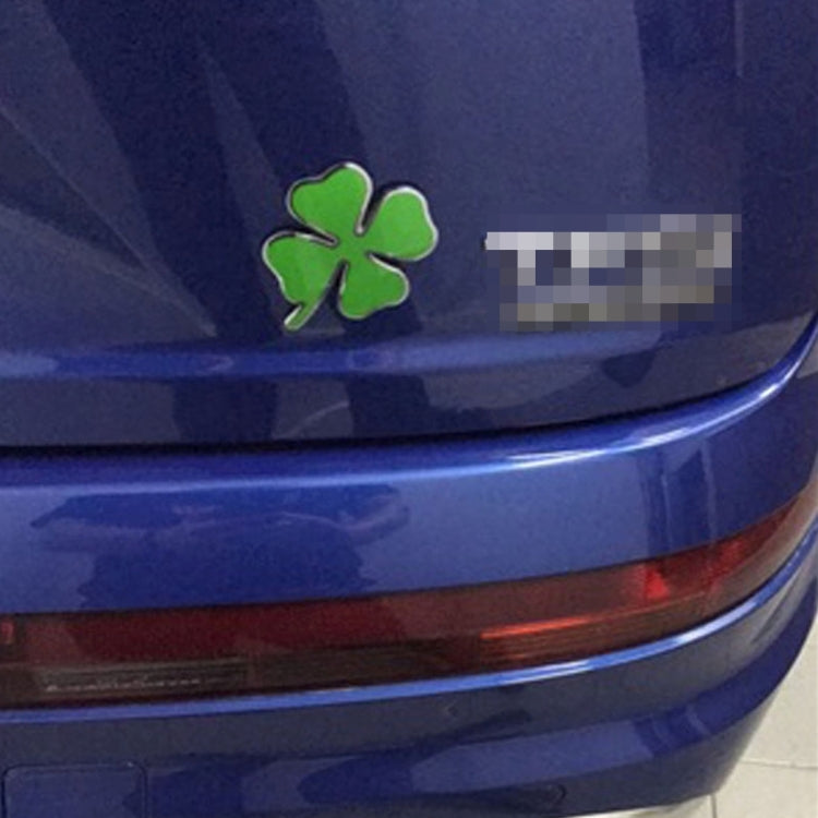 Adesivo Quadrifoglio Erba Fortuna per Auto 7,5x6 cm