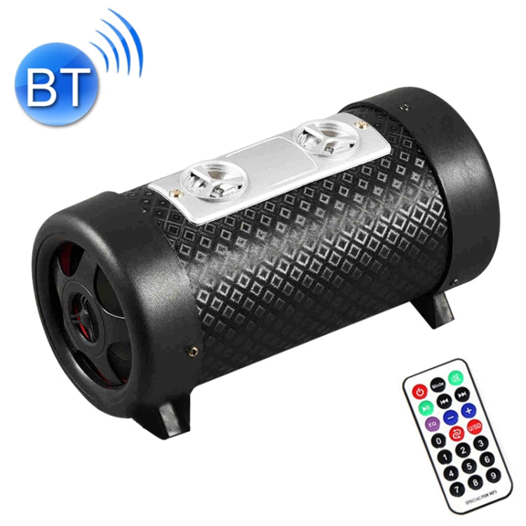 Subwoofer stereo Bluetooth 4 pollici rotondo con telecomando