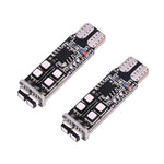 2 pezzi LED W5W 194 T10 multicolore 10 SMD 3535 DC 12V