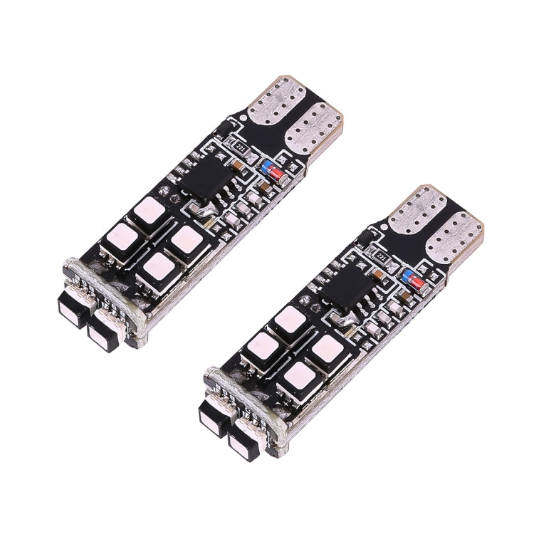 2 pezzi LED W5W 194 T10 multicolore 10 SMD 3535 DC 12V