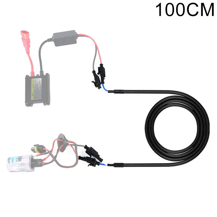 Cavo prolunga alta tensione 100 cm per reattore HID auto