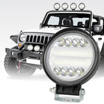Faretto LED rotondo 15W 4 pollici luce bianca auto SUV