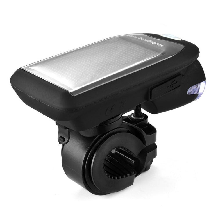 Luce anteriore solare USB 3W per bici e moto