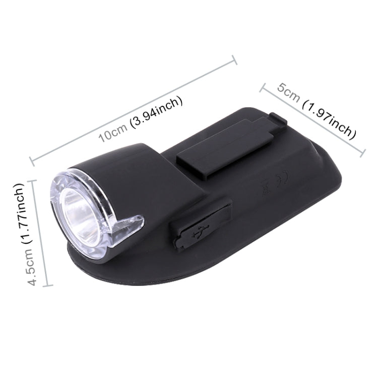 Luce anteriore solare USB 3W per bici e moto
