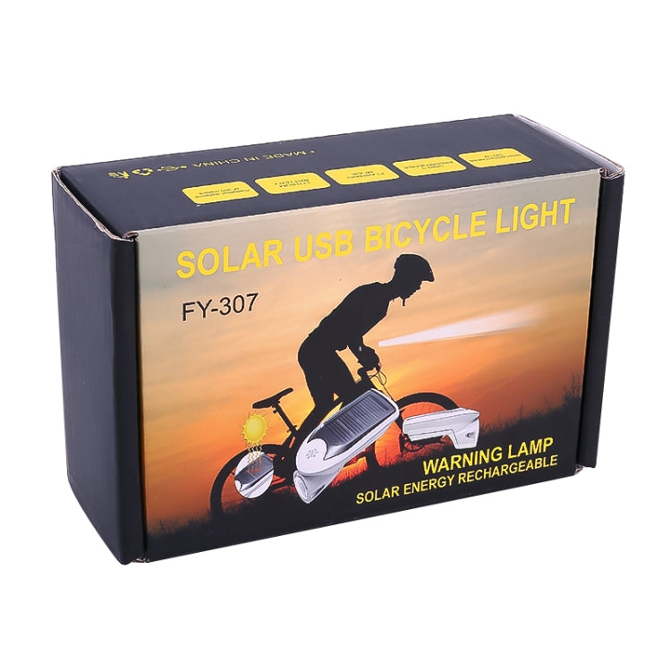 Luce anteriore solare USB 3W per bici e moto