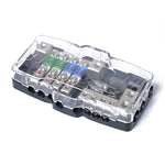 Blocco fusibili auto a 4 vie con LED e fusibili da 30A a 80A - immagine 2