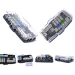 Blocco fusibili auto a 4 vie con LED e fusibili da 30A a 80A - immagine 5