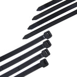 Fascette in nylon 8 mm x 200 mm confezione da 100 pezzi