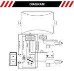 Controller piegatura specchietto laterale auto universale