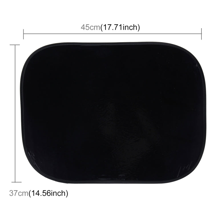 Set 2 parasole per finestrino auto laterale 45x37 cm