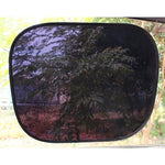 Set 2 parasole per finestrino auto laterale 45x37 cm