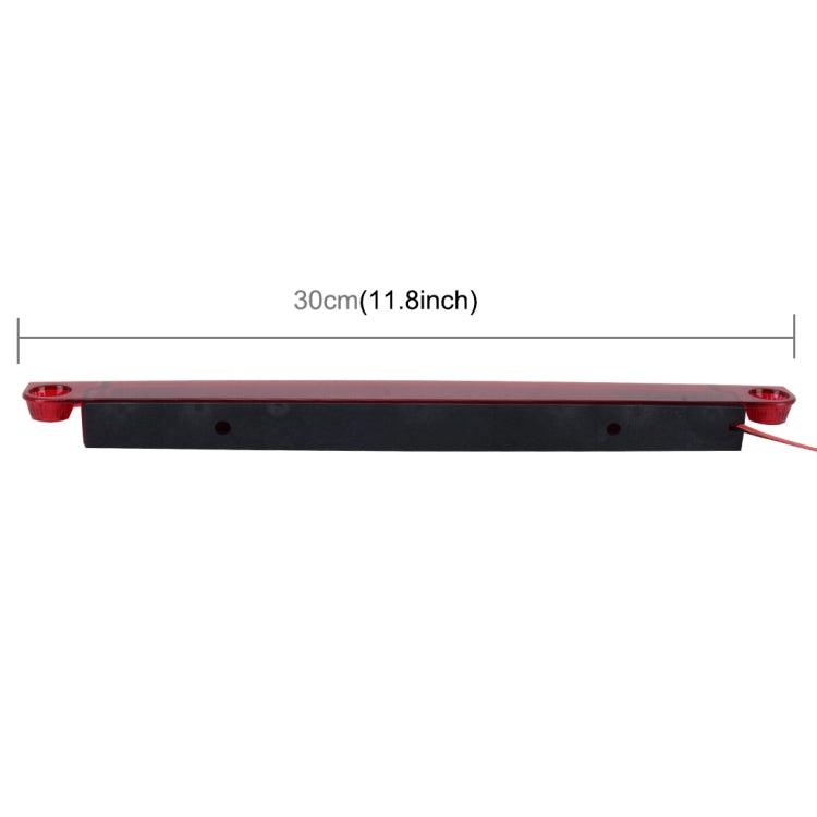 Terza luce freno auto con 18 LED cavo 80 cm 12V