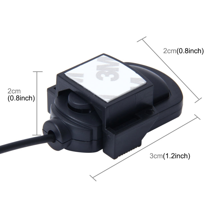 Microfono audio auto jack 3,5 mm con cavo 2,1 m