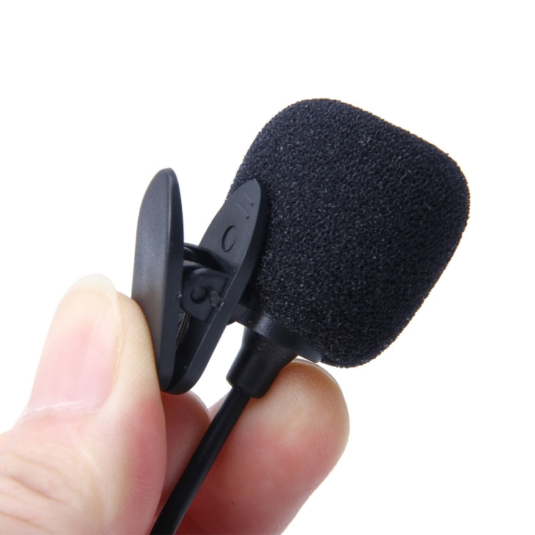 Microfono auto cablato con clip e jack 3,5 mm cavo 2,1 m