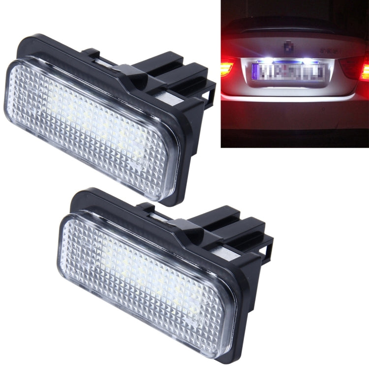 Luce targa Canbus 24 lampade SMD-3528 per Mercedes-Benz