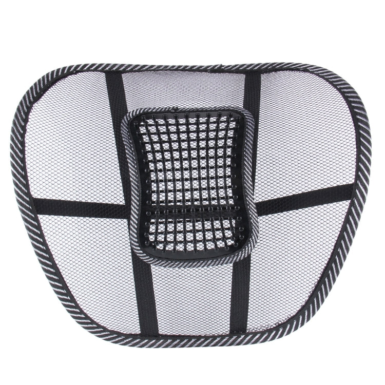 Tappetino per cuscino per la vita da massaggio traspirante in maglia di latte di ghiaccio universale per stagione auto, Car Waist Pillow Mat