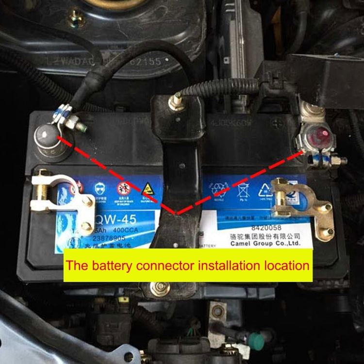 Connettori terminali batteria auto in ottone 1,2 cm