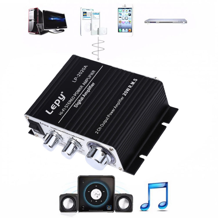Amplificatore audio LP-2020A 40W 12-18V con alimentatore UK