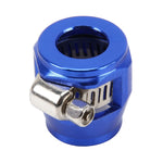 Adattatore AN8 in alluminio per tubi intrecciati blu