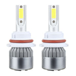 Faro LED 9007 18W 1800LM 6000K IP68 per auto DC 9-36V