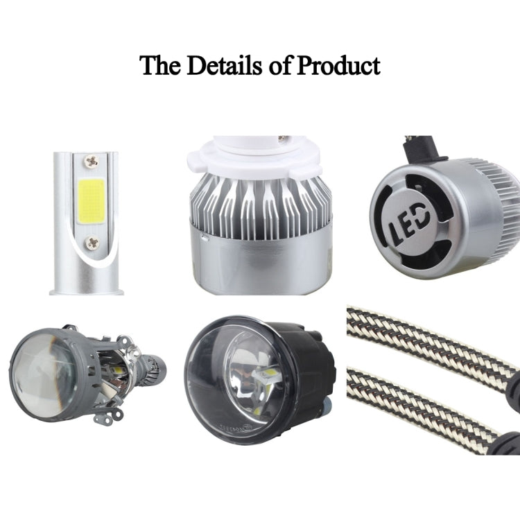 Faro LED 9007 18W 1800LM 6000K IP68 per auto DC 9-36V